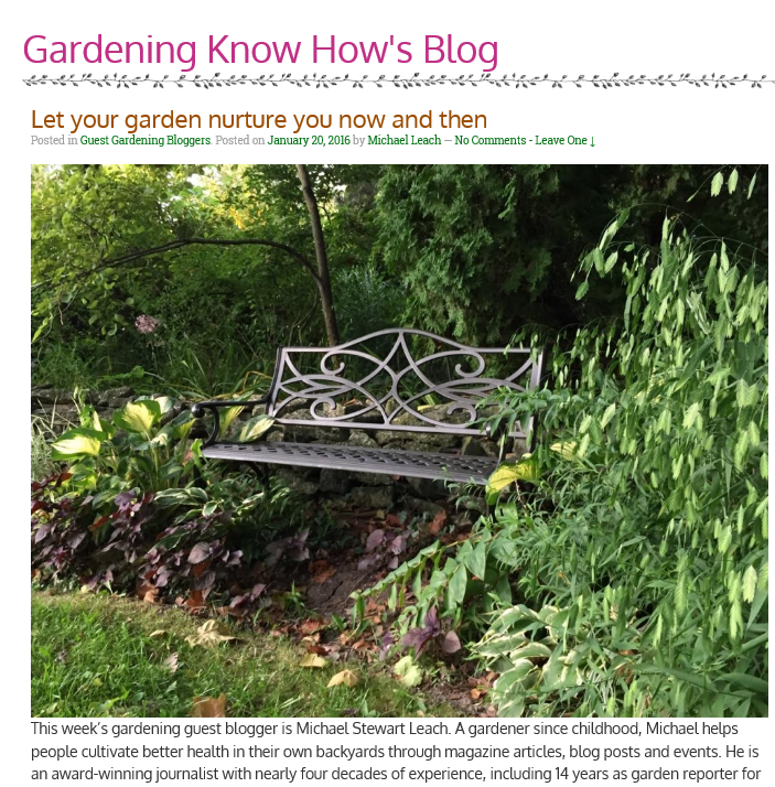 gardening know how